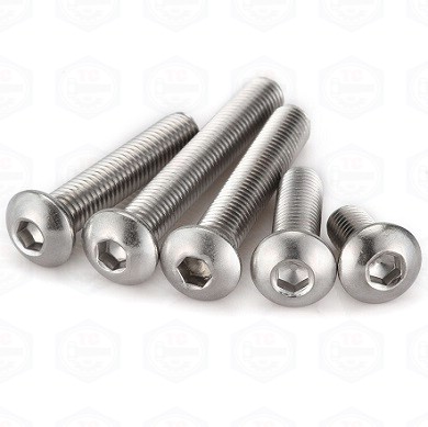Bulông lục giác chìm chỏm cầu inox 