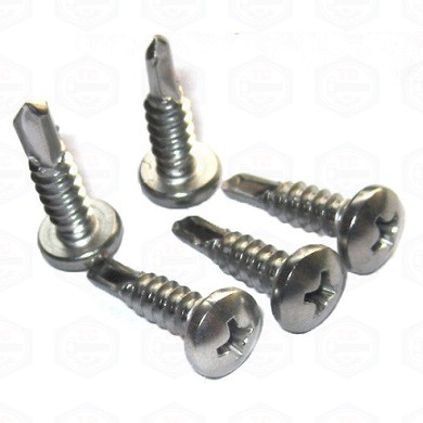 Vít tự khoan tròn inox 410